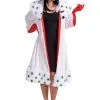 Disguise 101 Dalmatians Animated Cruella Jacket Deluxe Costume For Women -Video Game Costumes Shop 101 dalmatians animated womens cruella jacket deluxe costume