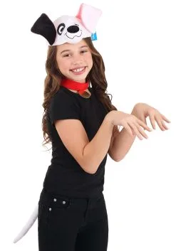 Elope Disney 101 Dalmatians Patch Headband, Collar, And Tail Kit -Video Game Costumes Shop 101 dalmatians patch headband collar tail kit alt 7