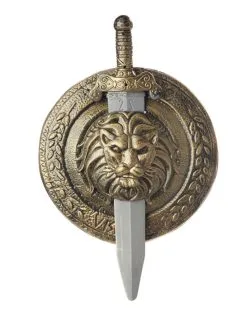Gladiator Combat Shield And Sword