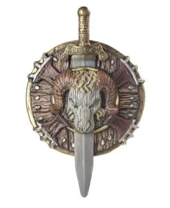 Barbarian Combat Shield And Sword