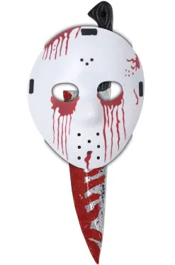 Slasher Hockey Mask And Knife Accessory