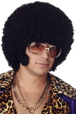 Afro Chops Costume Wig (Black)