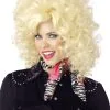 Country Western Diva Costume Wig - Blonde -Video Game Costumes Shop 70287 full 1