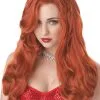 Silver Screen Sinsation Costume Wig - Red -Video Game Costumes Shop 70471 full 1