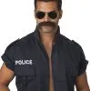 The Man Moustache - Dark Brown -Video Game Costumes Shop 70486 full 1