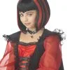 Vampire Girl Costume Wig - Black/Red -Video Game Costumes Shop 70513 full 1