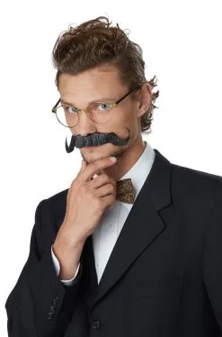 The Handlebar Moustache (Black/Gray)