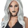 Gray And White Fatal Beauty Adult Wig -Video Game Costumes Shop 70885 full 1