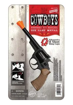 Parris Manufacturing Company 8 Shot Die Cast Toy Pistol