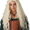 Renaissance Maiden Adult Wig (Icy Blonde) -Video Game Costumes Shop CC7020 047 full 1
