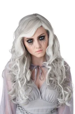 Glow In The Dark Ghost Adult Wig
