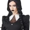 Dark Braids Wig -Video Game Costumes Shop CC7021 206 full 1