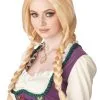 Soft Blonde Braids Wig -Video Game Costumes Shop CC7021 207 full 1