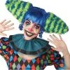 Funhouse Clown Wig (Blue/Green) -Video Game Costumes Shop CC7021 213 full 1