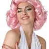 Hollywood Glamour Adult Wig (Pink) -Video Game Costumes Shop CC7023 099 full 1