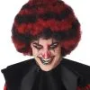 Spiral Clown Wig (Black/Red)