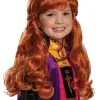 Frozen 2 Anna Child Wig -Video Game Costumes Shop D22815 full 1