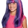 Twilight Sparkle Movie Child Wig 1 Twilight Sparkle Movie Child Wig -Video Game Costumes Shop D22851CH full 1
