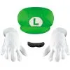Luigi Child Accessory Kit -Video Game Costumes Shop D73772 full 1