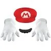 Mario Adult Accessory Kit -Video Game Costumes Shop D73790 full 1