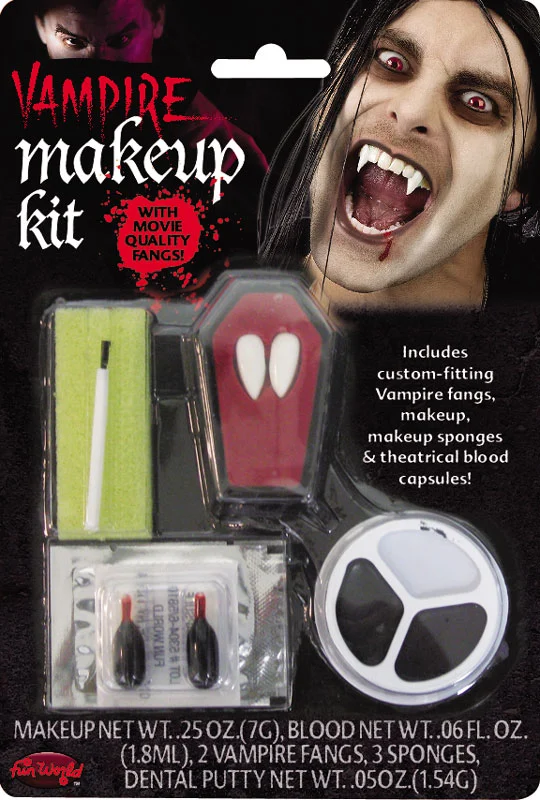 Vampire Fangs And Make-Up Kit 3 Vampire Fangs And Make-Up Kit