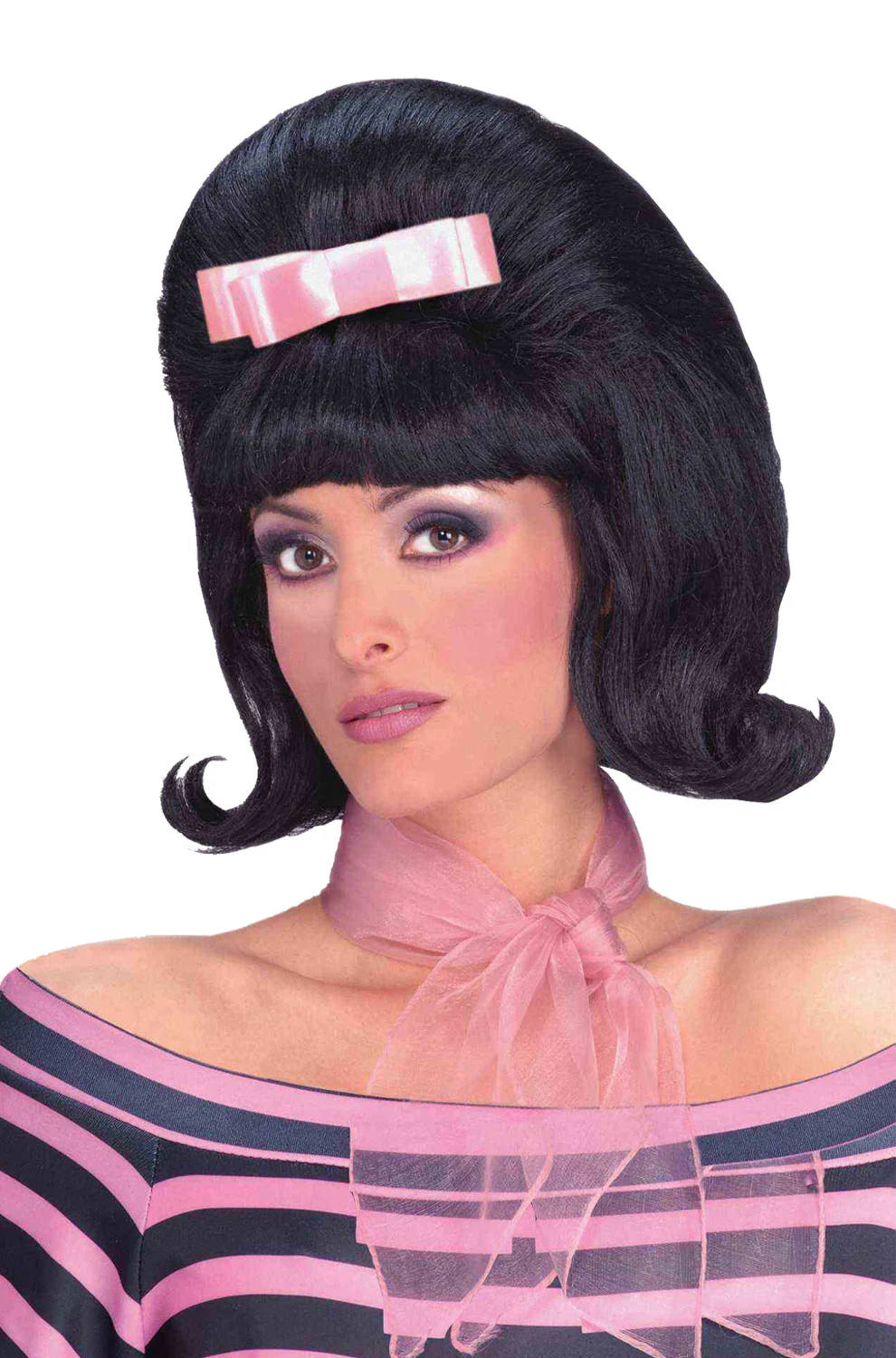 Bouffant Wig (Black) 3 Bouffant Wig (Black)