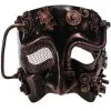 Steampunk Industrial Mask (Bronze) -Video Game Costumes Shop FM75987 full 1