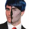 Pop Art Face Tattoo -Video Game Costumes Shop FM76700 full 1