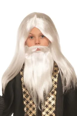 Child Wizard Moustache And Beard