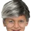 Old Man Child Wig -Video Game Costumes Shop FM82648 full 1