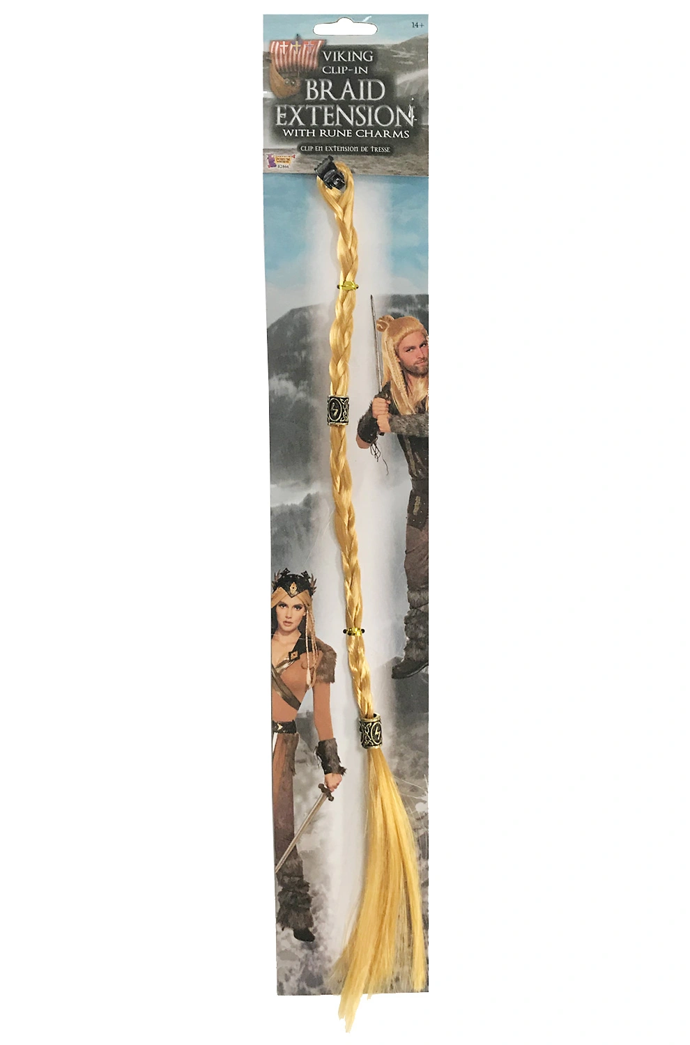Viking Clip In Braid (Blonde) 3 Viking Clip In Braid (Blonde)