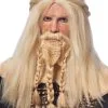 Viking Wig And Beard (Blonde) -Video Game Costumes Shop FR2108311 full 1