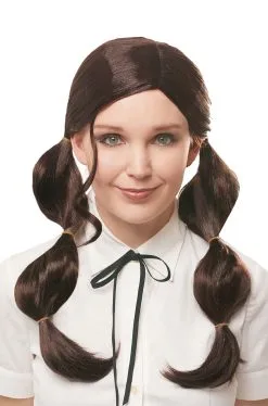 Bubble Pigtails Adult Wig