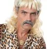 Tiger Mullet Moustache And Wig -Video Game Costumes Shop FR21126 full 1