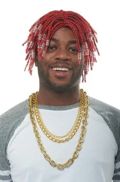 Red Rapper Wig