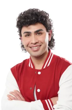 High School Jock Adult Wig