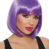 Mid-Length Bob Wig (Ultra Violet) -Video Game Costumes Shop G11434 full 1