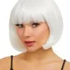Bob Adult Wig (White) -Video Game Costumes Shop G12630 full 1