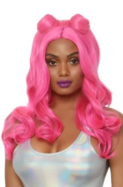 Space Buns Adult Wig