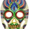 Calavera Masquerade Mask (Rainbow) -Video Game Costumes Shop M2694RBW full 1