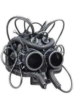 Robot Skull Mask (Silver)