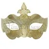 Colombina Fleur Venetian Mask (Gold) -Video Game Costumes Shop M7245GL full 1