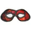 Mysterious Lace Masquerade Eye Mask (Red) -Video Game Costumes Shop MJ6920R full 1