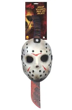 Friday The 13th Jason Mask And Machete Kit Accessory