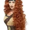 Medieval Warrior Queen Wig (Auburn) -Video Game Costumes Shop SM43660 full 1
