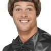 90s Bowl Cut Wig (Brown) -Video Game Costumes Shop SM43678 full 1