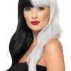 Deluxe Half And Half Adult Wig -Video Game Costumes Shop SM48913 full 1