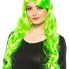 Neon Green Wig -Video Game Costumes Shop SR10187 full 1