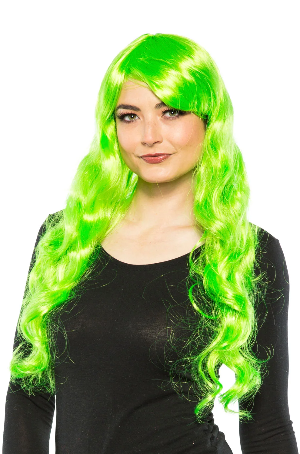 Neon Green Wig 3 Neon Green Wig