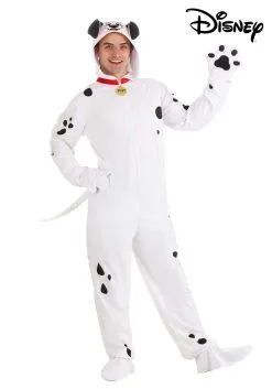 Fun Costumes Pongo Costume For Men From Disney's 101 Dalmatians -Video Game Costumes Shop adult 101 dalmatians pongo costume onesie alt 8